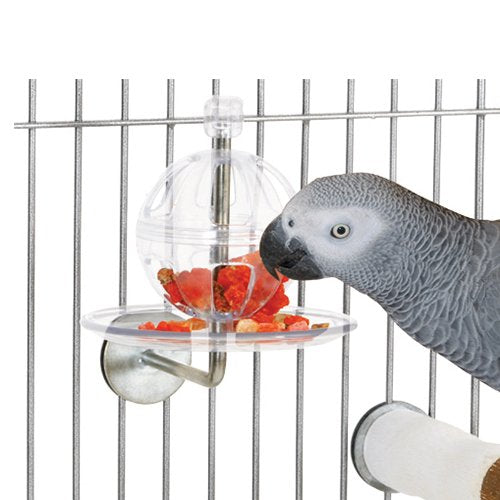 Buffet ball cage toy for birds