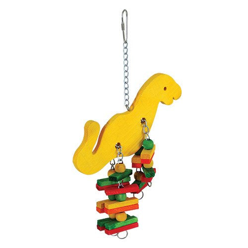 Dino-licious bird cage toy