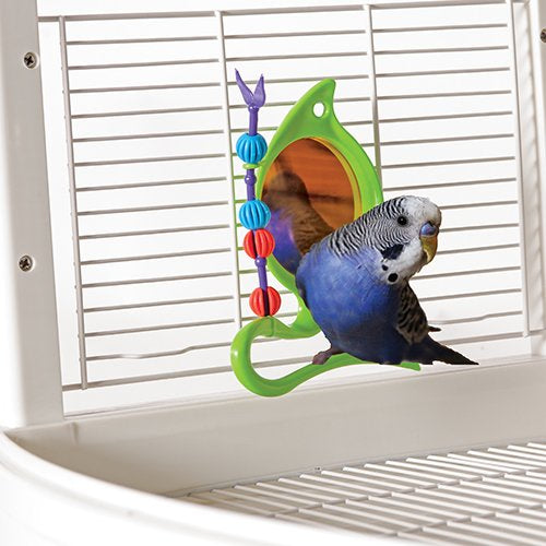 Jungle Mirror bird cage toy
