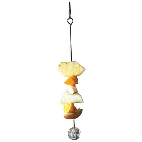 Skewer toy to feed birds