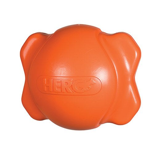 Bolt Bone Squeaker Hard Rubber Chew Toy For Dogs, 5 In, Orange