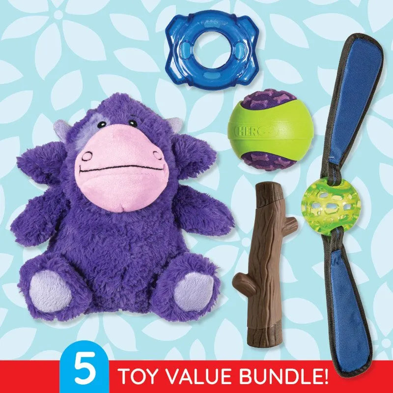 HERO medium dog toys bundle