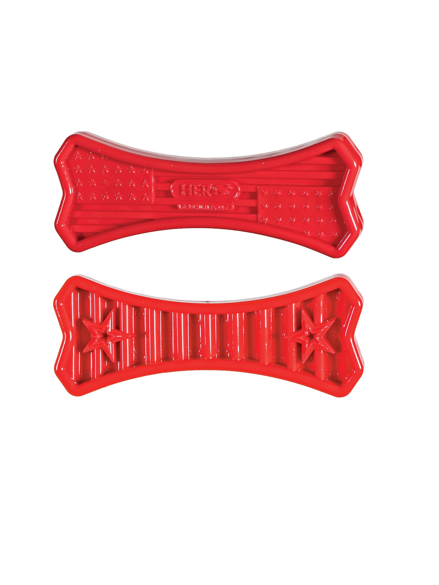 Red medium bone toy for dogs