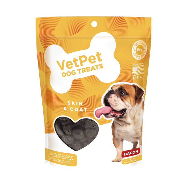 Vetpet skin and coat dog treats pouch for dogs